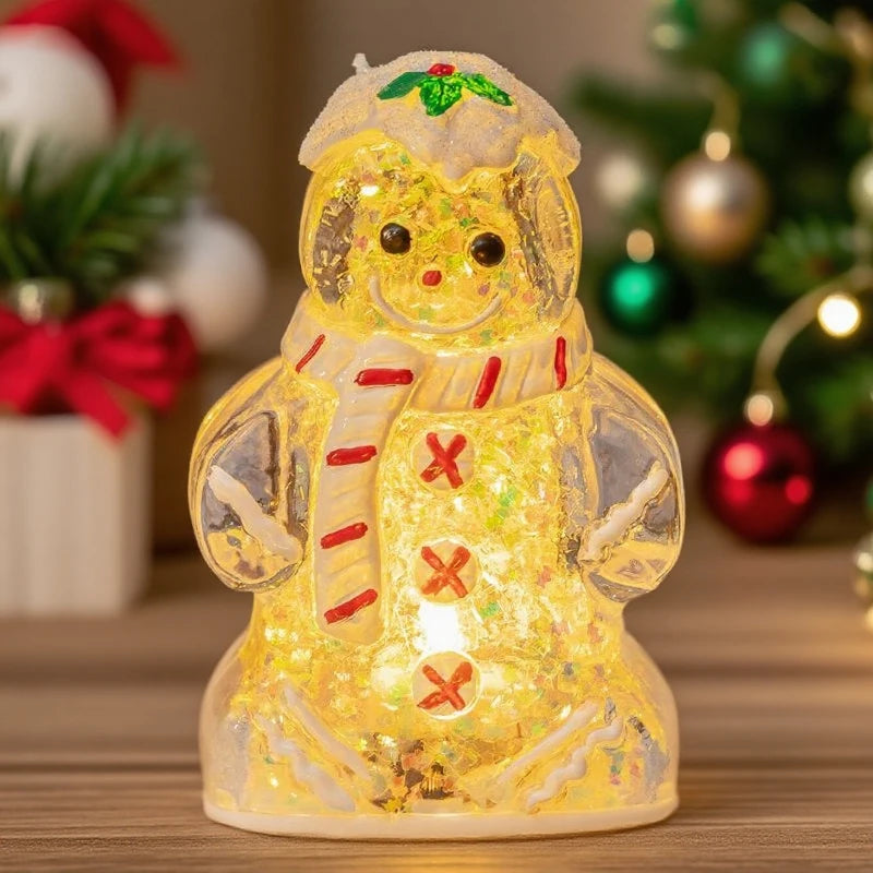 New Christmas Shining Gingerbread man LED Lights Ornaments