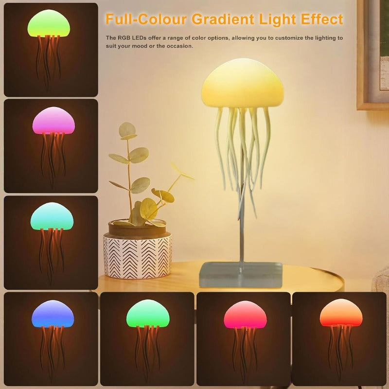 2024 Creative Jellyfish Lamp--Voice Control with Dancing Legs (Hanging + Base)