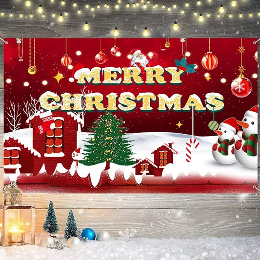 2024 Christmas Background Decorations