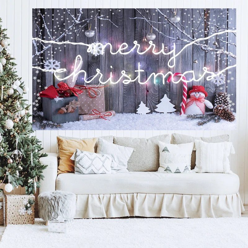 2024 Christmas Background Decorations