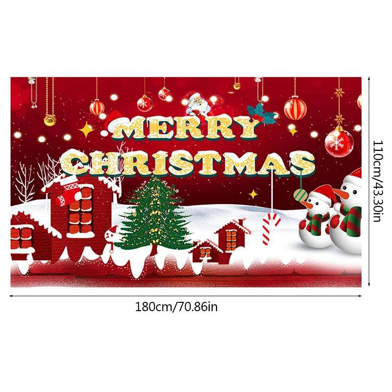 2024 Christmas Background Decorations