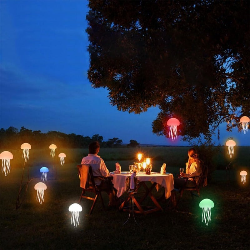 2024 Creative Jellyfish Lamp--Voice Control with Dancing Legs (Hanging + Base)