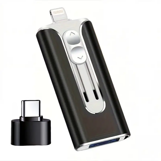 2000GB Micro USB + 8 Pin + USB 3.0 4 in 1 Mobile Phone Computer U-Disk