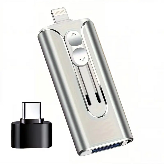 2000GB Micro USB + 8 Pin + USB 3.0 4 in 1 Mobile Phone Computer U-Disk