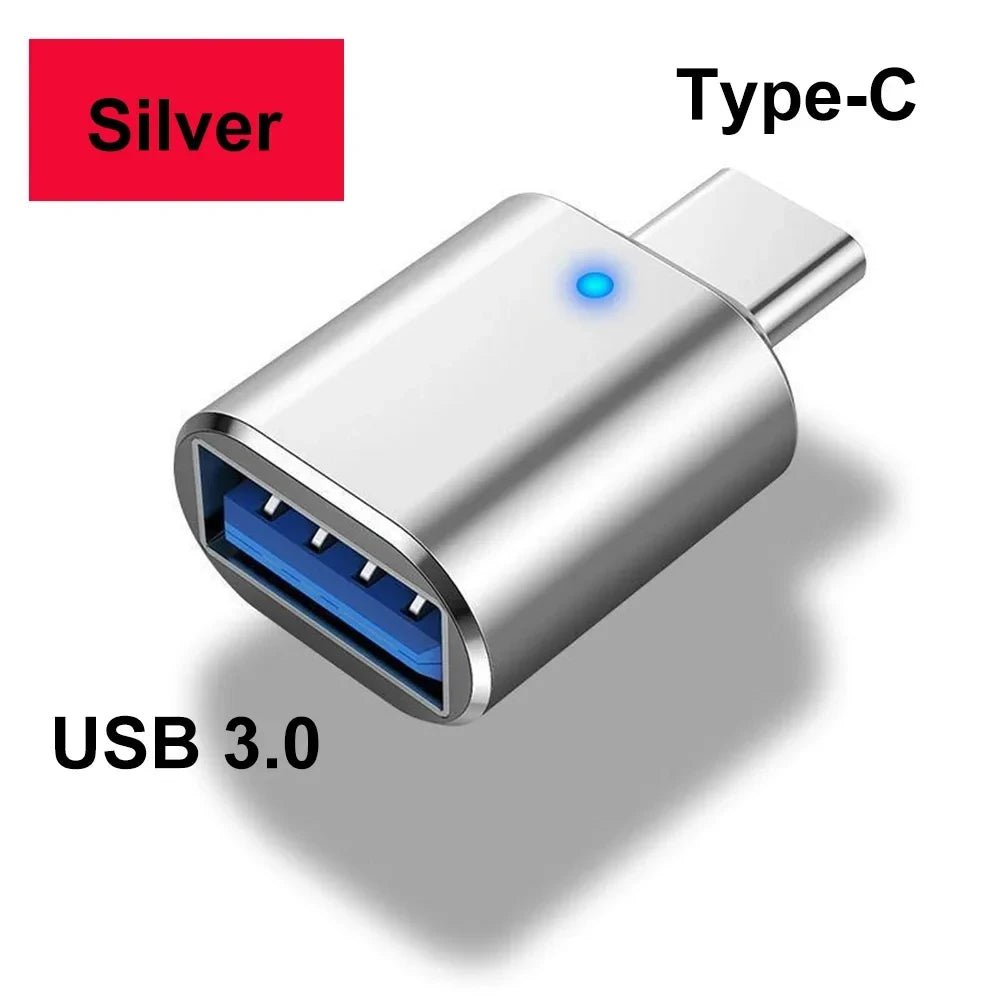 1/2/3Pcs USB 3.0 Type-C OTG Adapter Type C USB C Male To USB Female Converter For Macbook Xiaomi Samsung S21 OTG Connector