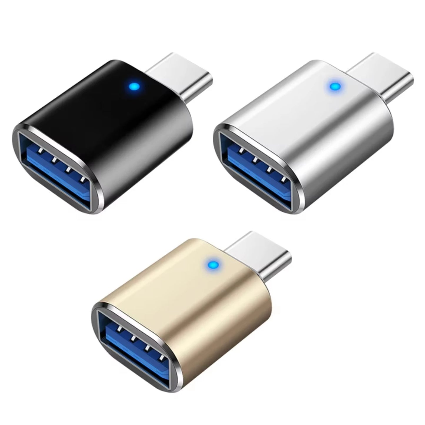 1/2/3Pcs USB 3.0 Type-C OTG Adapter Type C USB C Male To USB Female Converter For Macbook Xiaomi Samsung S21 OTG Connector