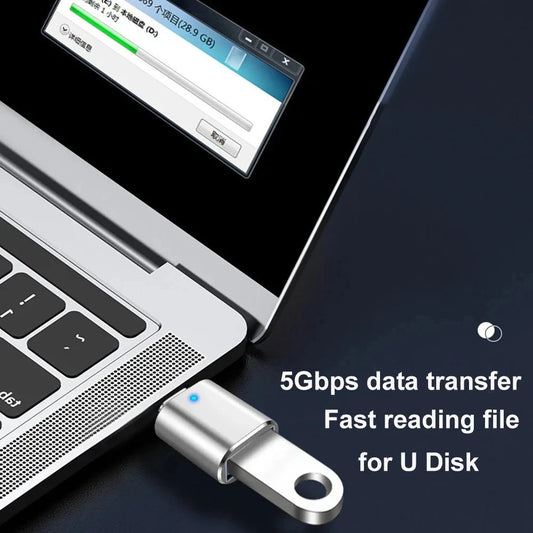 1/2/3Pcs USB 3.0 Type-C OTG Adapter Type C USB C Male To USB Female Converter For Macbook Xiaomi Samsung S21 OTG Connector