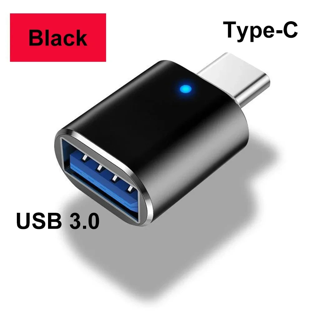 1/2/3Pcs USB 3.0 Type-C OTG Adapter Type C USB C Male To USB Female Converter For Macbook Xiaomi Samsung S21 OTG Connector