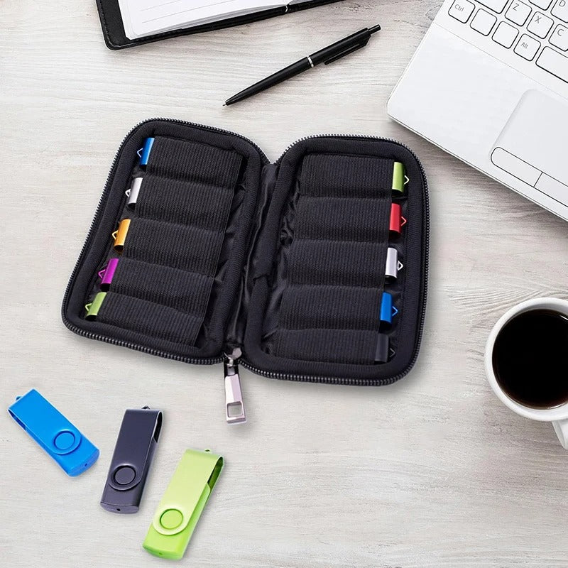 2024 Newest Portable USB Flash Drive Case Storage Box