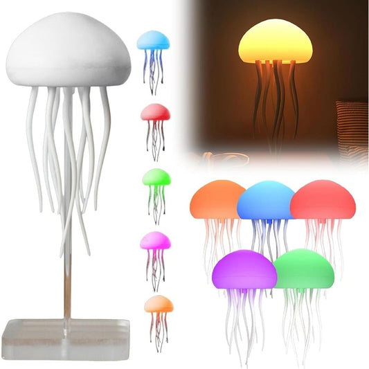 2024 Creative Jellyfish Lamp--Voice Control with Dancing Legs (Hanging + Base)