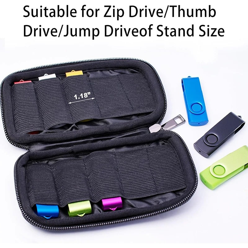 2024 Newest Portable USB Flash Drive Case Storage Box